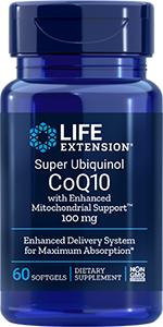 Super Ubiquinol CoQ10 with Enhanced Mitochondrial Support, 100 mg, 60 softgels