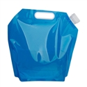 10L Folding Drinking Water Container Storage Bag Pouch for Camping Hiking Picnic BBQ (Blue)