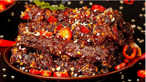 秘制麻辣牛肉干，吃货的最爱