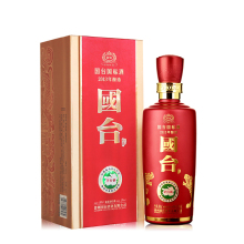 国台 国标酒 53度 500ml 单瓶装 口感酱香型 贵州茅台镇五年大曲酱香经典白酒