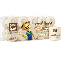 泉林本色-家庭用纸环保组（卫生卷纸*5提、面巾纸170抽*5提、手帕纸*5条）