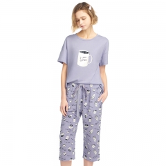 超级会员日-三枪舒肤棉亲肤女家居2套特惠组（家居服*2套） 组合色 L