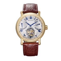 超级会员日-海鸥陀飞轮双飞返机械腕表（赠海鸥男士手包*1）