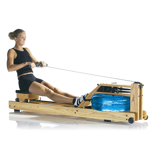 【纸牌屋合作品牌】WaterRower 沃特罗伦 Natural 自然款 纸牌屋梣木水阻划船机健身器