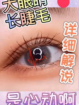 🌺太阳花睫毛来啦！详细解说教程 大眼长睫毛不是梦哦！抓紧行动起来吧！（🎁礼物继续发送中评论+点赞+关注。） #每日妆容分享#