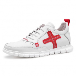 【乐昂】青春炫动超轻男士休闲运动鞋 超软男士运动增高鞋 5CM