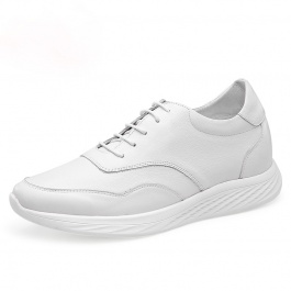 【何金昌】内增高男鞋透气鞋子男休闲鞋小白鞋潮流男士增高鞋7CM