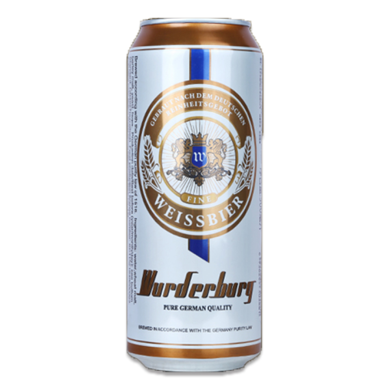 德国沃德古堡精酿白啤酒听装（Wurdeburg -weissbier)