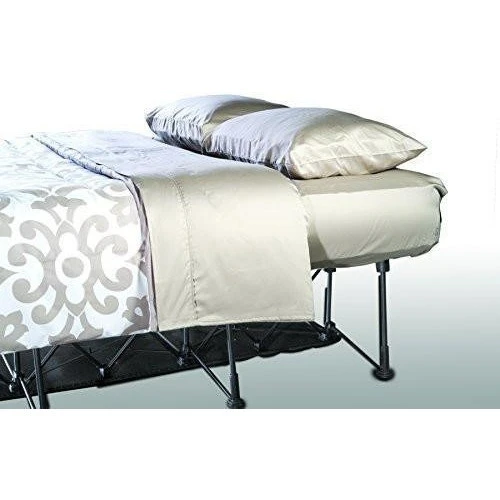 Ez-Bed Air Mattress & Frame Auto Shut-Off Self Inflatable, Blow Up Bed