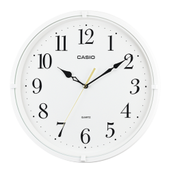 卡西欧钟表 挂钟 客厅钟表时尚简约卧室挂墙石英钟IQ-88