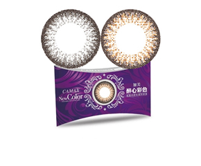 加美醉心彩色隐形眼镜月抛1片