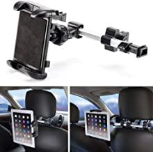 iKross 通用汽车平板电脑支架后座靠枕可延展支架，适用于苹果 iPad、iPhone、平板电脑、智能手机、任天堂开关，双可调节位置