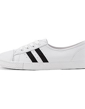 凡客休闲鞋 超纤 01 女款 白黑条