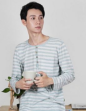 凡客纯棉舒适家居套装 男款 绿色