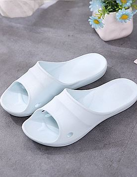 简约浴室家居鞋 浅蓝