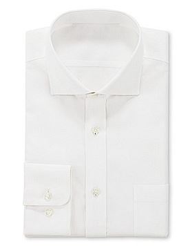 凡客日式宽松免烫衬衫 温莎领 白色