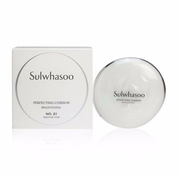 【剔透光泽】Sulwhasoo 雪花秀 至美润白气垫粉底/气垫bb霜 21号 15g 带替换装