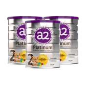 A2 Platinum 白金婴儿配方奶粉 2段 900g 三罐装