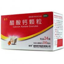 金丐 醋酸钙颗粒0.2g*24袋/盒