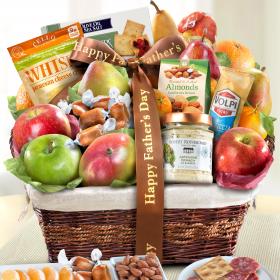 AA4102F, Father's Day Abundance Gourmet Fruit Basket
