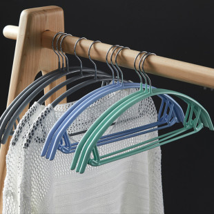 【10个装】无痕衣架家用防滑晒衣架