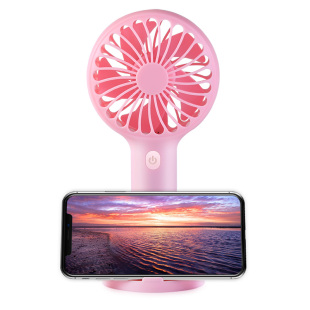 小风扇USB迷你可充电学生小型手持随身便携式宿舍床上办公室桌上桌面超静音大风力手拿车载散热婴儿车电风扇