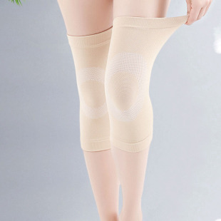 护膝女夏薄款关节痛膝盖套空调房老寒腿无痕月子产后保暖夏天护漆
