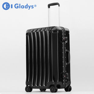 Gladys拉杆箱万向轮铝框旅行箱包男小型行李箱女皮箱子20 24 29寸