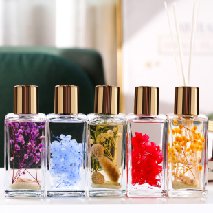 无火香薰家用卧室内持久空气清新剂香氛厕所藤条熏香摆件香薰精油