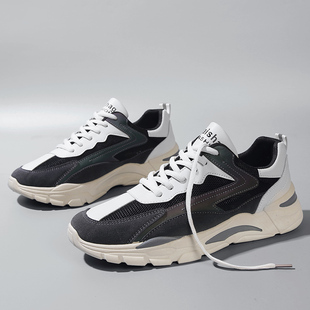 2020新款春季网面网鞋跑步男士运动老爹鞋夏季透气休闲鞋男潮鞋H