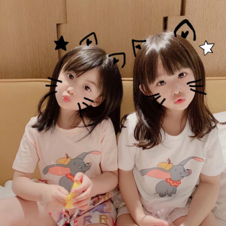 2件39.9元小飞象短袖t恤2020可爱卡通女童夏季印花中大童男孩儿e