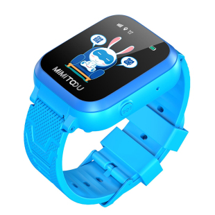 咪咪兔儿童电话手表智能gps定位电信版多功能手机防水运动手环4g全网通男女孩中小学生天才拍照触摸通话插卡