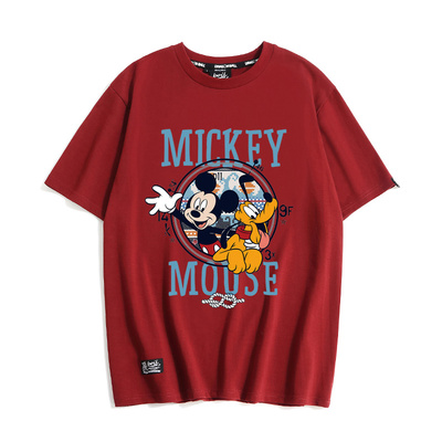 原创欧美卡通宽松纯棉体恤短袖T恤