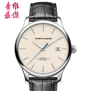 维杰豪兹专利正品手表男士超薄全自动机械表商务休闲钢带防水男表