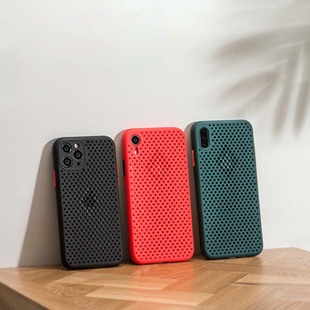 苹果11手机壳iPhone11Pro Max全包镜头x/xs max/xr网孔透气散热7/8/plus/P硅胶套ipho