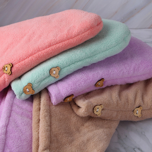 干发帽女超强吸水速干长发包头巾双层加厚速干帽擦头发速干毛巾女