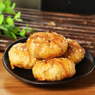 黄山烧饼特产梅干菜扣肉金华酥饼网红零食