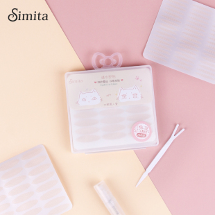 双眼皮贴自然持久隐形定型网纱蕾丝无痕专用遇水即粘神器双面美目