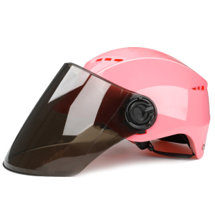 夏季轻便式电瓶车头盔防晒电动车半头安全帽男女可爱全盔透气个性