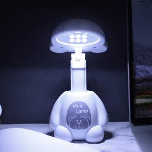 创意卡通LED台灯充电护眼学习儿童学校宿舍床头小夜灯礼品