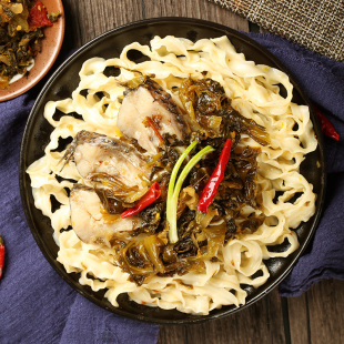 有你一面酸菜鱼风味拌面135g*4袋方便速食袋装面条刀削面非油炸