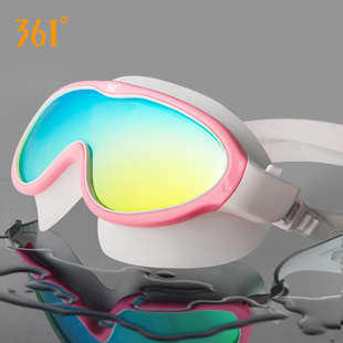 361度泳镜防水防雾高清女士大框专业护目配件近视男游泳眼镜装备