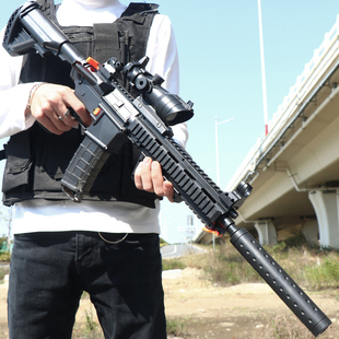 awm狙击抢手自一体M416生命誓言儿童吃鸡玩具男孩黄金龙骨水弹抢