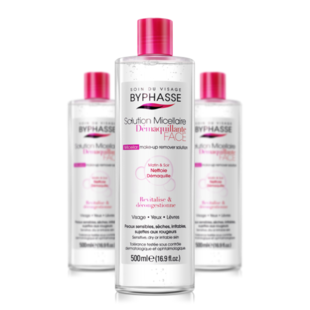 BYPHASSE蓓昂丝卸妆水温和无刺激深层清洁免洗碧昂斯旗舰卸妆液油