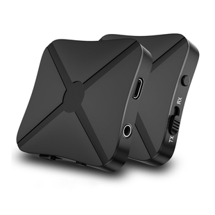 鸿达 蓝牙音频接收发射器二合一4.2版本 3.5MM蓝牙适配器电视音响