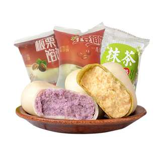 绿豆味葛老头粗粮饼厦门特产馅饼抹茶葛根红豆板栗饼网红零食小吃