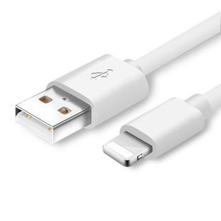 iPhone6苹果快充xr数据线6s弯头7P闪充手机充电线11短se加长1米6Plus适用8x正品平板ipad液态软胶5