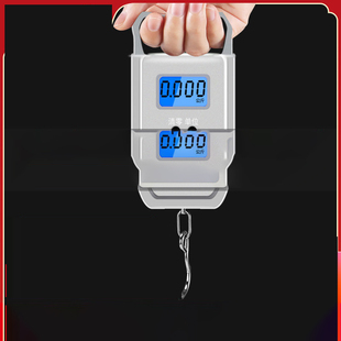 手提秤电子秤商用迷你称重电子厨房50kg便携式快递吊钩称小弹簧称