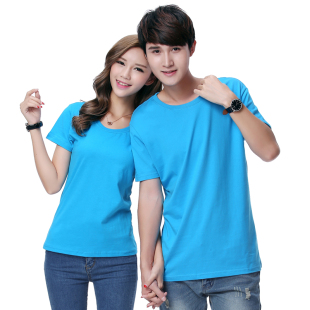 定制T恤广告文化POLO衫工作衣服装定做纯棉短袖DIY刺绣印字图logo