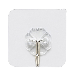 【品质优选】免打孔强力粘胶挂钩5个